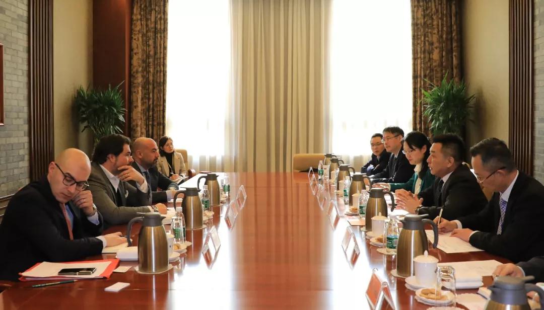 孫偉會(huì)見芬坎蒂尼集團(tuán)高級執(zhí)行副總裁皮爾弗朗西斯科·拉尼